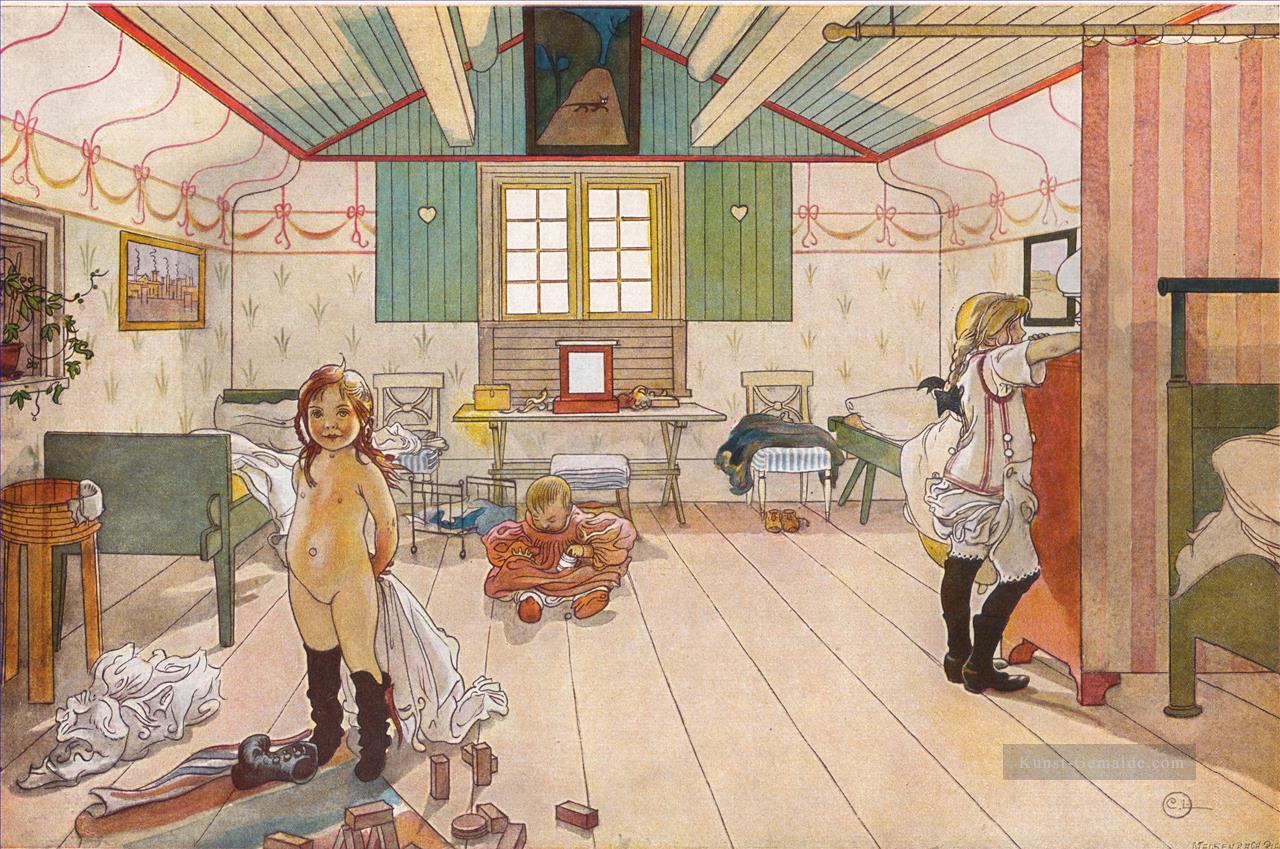 mammas und die kleinen Mädchen 1897 Carl Larsson Ölgemälde